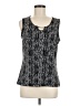 Tahari Black Sleeveless Blouse Size M - photo 1