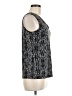 Tahari Black Sleeveless Blouse Size M - photo 4