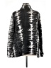 Ethyl Animal Print Silver Long Sleeve Blouse Size XL - photo 2