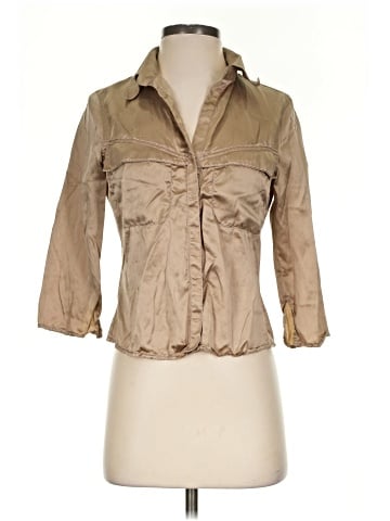 Max Studio 3/4 Sleeve Silk Top (view 1)
