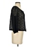 Ella Moss Black 3/4 Sleeve Blouse Size S - photo 4