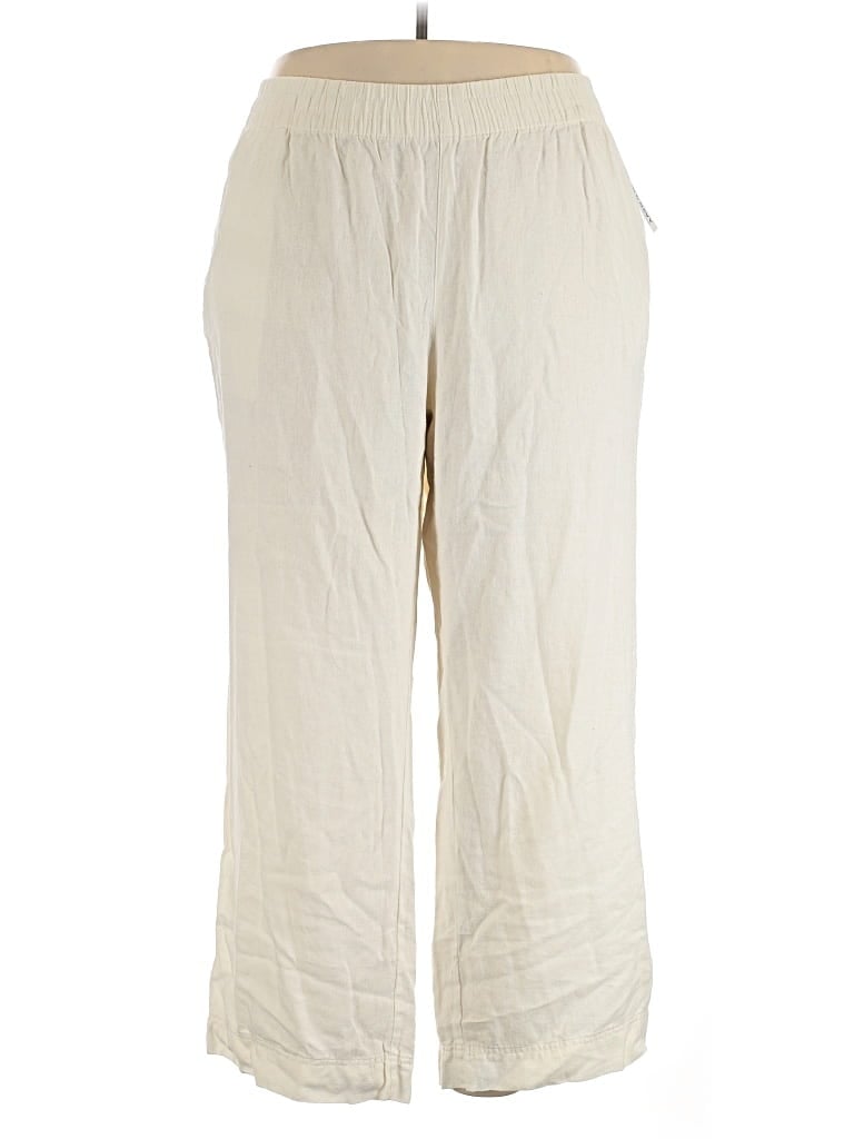 Old Navy Linen Pants In Ivory