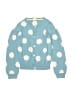 Mini Boden 100% Cotton Polka Dots Blue Teal Cardigan Size 7 - 8 - photo 1