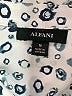 Alfani 100% Polyester Print Blue Long Sleeve Blouse Size M - photo 7