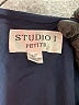 Studio 1 100% Polyester Solid Blue Cocktail Dress Size 12 Petite - photo 7