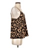 Hayden 100% Polyester Brown Sleeveless Top Size S - photo 4