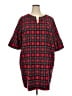Vineyard Vines Plaid Red Casual Dress Size 24 - photo 1