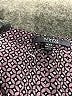 NYDJ 100% Polyester Polka Dots Purple 3/4 Sleeve Blouse Size XXS - photo 7