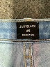 Just Black Hearts Blue Jeans Size 25 waist - photo 7