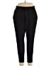 Zella Solid Black Casual Pants Size XL - photo 1