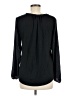 Left Coast by Dolan 100% Polyester Polka Dots Black Long Sleeve Blouse Size M - photo 2