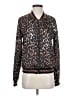 Pam & Gela Animal Print Brown Jacket Size S - photo 1