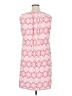 Perceptions Print Pink Casual Dress Size XL - photo 2