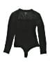 Bebe 100% Silk Black Bodysuit Size XS - photo 1