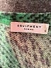 Equipment Animal Print Green Pullover Sweater Size S - photo 7