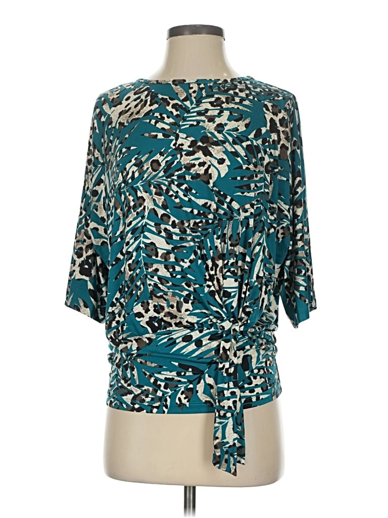 Pre-owned Clara Sun Woo 3/4 Sleeve T-shirt In Teal