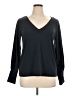 ELOQUII Black Long Sleeve Blouse Size 14 Plus - photo 1