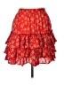 Cool Change Floral Red Casual Skirt Size L - photo 1