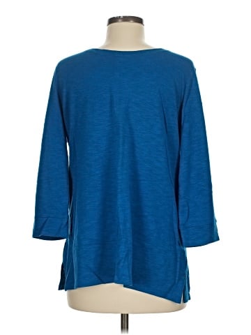 Chico's 3/4 Sleeve Button-Down Shirt (view 2)