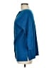 Chico's Blue 3/4 Sleeve Button-Down Shirt Size M - photo 5