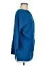 Chico's Blue 3/4 Sleeve Button-Down Shirt Size M - photo 4