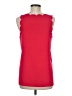 Jun & Ivy 100% Polyester Red Sleeveless Top Size M - photo 2