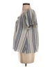 Faherty Blue Short Sleeve Blouse Size S - photo 5