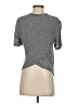 A.L.C. Stripes Gray Short Sleeve Top Size S - photo 2