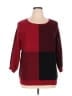 Chico's Color Block Red Pullover Sweater Size XL (3) - photo 1