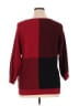 Chico's Color Block Red Pullover Sweater Size XL (3) - photo 2