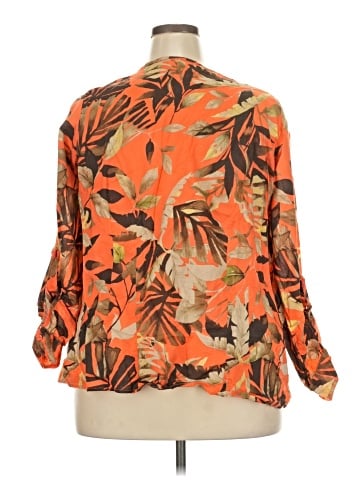 Caribbean Joe 3/4 Sleeve Blouse (view 2)