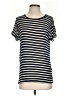 IRO Stripes Black Short Sleeve T-Shirt Size Sm (1) - photo 1