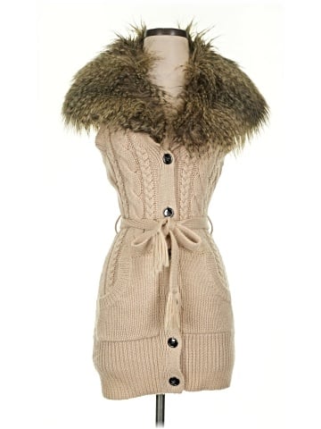 GUESS by Marciano Faux Fur Vest (view 1)