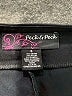 Peck & Peck Solid Black Athletic Shorts Size 6 - photo 3