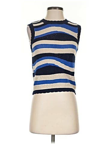 Aqua Sweater Vest (view 1)