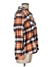 Natural Reflections 100% Cotton Plaid Orange Long Sleeve Button-Down Shirt Size L - photo 4