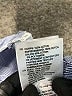 Sandro Chevron-herringbone Blue Long Sleeve Blouse Size Med (2) - photo 8