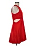 Express Solid Red Cocktail Dress Size 8 - photo 4