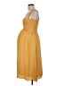 Hatch 100% Polyester Yellow Cocktail Dress Size Med Maternity (2) - photo 5