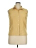 Laura Scott Yellow Sleeveless Blouse Size 14 - photo 1