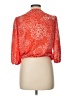 Blue Rain 100% Polyester Orange 3/4 Sleeve Blouse Size L - photo 2