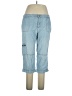 Sunset Road Blue Cargo Pants Size 14 - photo 1