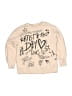 Zara Graphic Tan Sweatshirt Size 6 - 7 - photo 1
