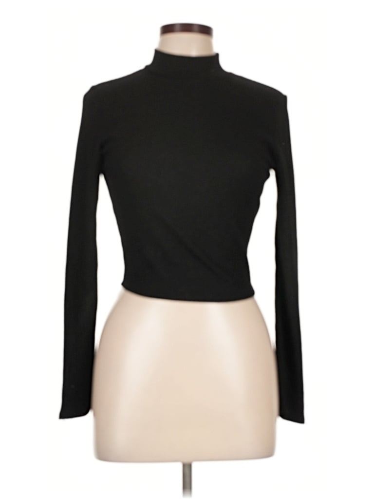 Pre-owned Bozzolo Turtleneck Sweater In Black