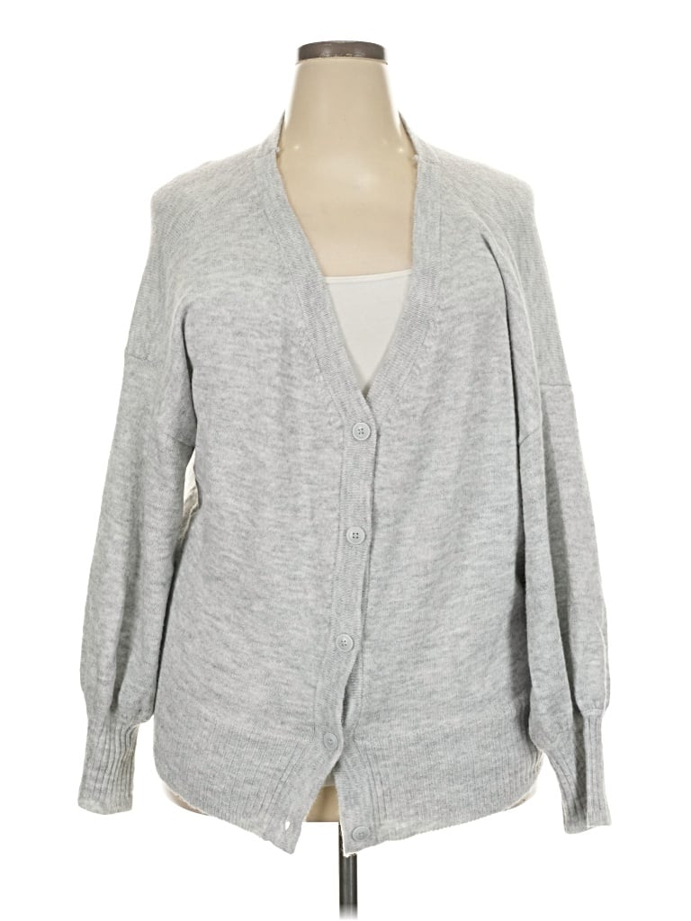 Pre-owned Sonoma Goods For Life Cardigan Sweater In Gray