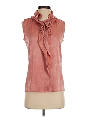 Elie Tahari Sleeveless Silk Top (view 1)