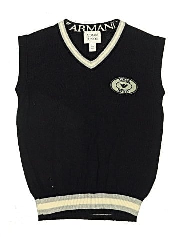 Armani Junior Sleeveless T-Shirt (view 1)