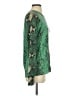 Equipment Animal Print Green Pullover Sweater Size S - photo 4