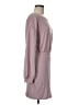 Nine West Solid Gray Casual Dress Size M - photo 4