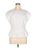 MICHAEL Michael Kors White Short Sleeve Blouse Size XL - photo 1